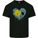 Love Palau Flag Palauan Day Football Mens Cotton T-Shirt Tee Top Black