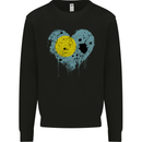 Love Palau Flag Palauan Day Football Mens Sweatshirt Jumper Black