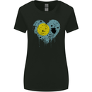 Love Palau Flag Palauan Day Football Womens Wider Cut T-Shirt Black