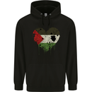 Love Palestine Flag Palestinian Day Football Childrens Kids Hoodie Black