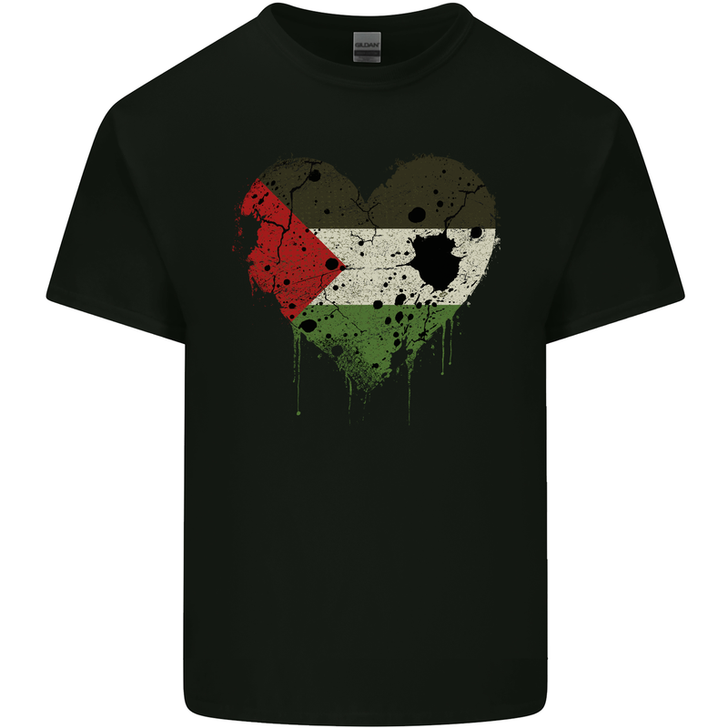Love Palestine Flag Palestinian Day Football Kids T-Shirt Childrens Black