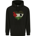 Love Palestine Flag Palestinian Day Football Mens 80% Cotton Hoodie Black