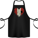 Love Peru Flag Peruvian Day Football Cotton Apron 100% Organic Black