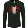 Love Peru Flag Peruvian Day Football Mens Long Sleeve T-Shirt Black