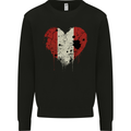 Love Peru Flag Peruvian Day Football Mens Sweatshirt Jumper Black