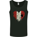 Love Peru Flag Peruvian Day Football Mens Vest Tank Top Black