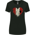 Love Peru Flag Peruvian Day Football Womens Wider Cut T-Shirt Black
