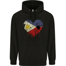 Love Philippines Flag Philipino Day Football Childrens Kids Hoodie Black