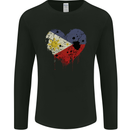 Love Philippines Flag Philipino Day Football Mens Long Sleeve T-Shirt Black