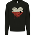 Love Poland Flag Polish Day Football Mens Sweatshirt Jumper Black