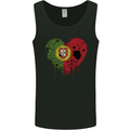 Love Portugal Flag Portuguese Day Football Mens Vest Tank Top Black