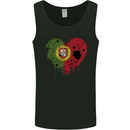 Love Portugal Flag Portuguese Day Football Mens Vest Tank Top Black