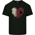 Love Qatar Flag Qatari Day Football Mens Cotton T-Shirt Tee Top Black
