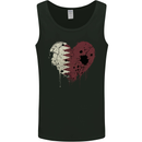 Love Qatar Flag Qatari Day Football Mens Vest Tank Top Black