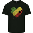 Love Republic of the Congo Flag Day Football Kids T-Shirt Childrens Black