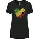 Love Republic of the Congo Flag Day Football Womens Wider Cut T-Shirt Black