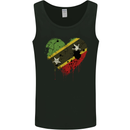 Love Saint Kitts and Nevis Flag Day Football Mens Vest Tank Top Black