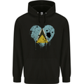 Love Saint Lucia Flag Lucian Day Football Mens 80% Cotton Hoodie Black