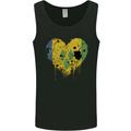 Love Saint Vincent and Grenadines Flag Football Mens Vest Tank Top Black