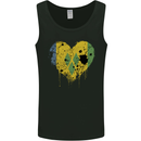 Love Saint Vincent and Grenadines Flag Football Mens Vest Tank Top Black