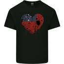 Love Samoa Flag Samoan Day Football Mens Cotton T-Shirt Tee Top Black