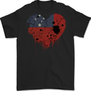 Love Samoa Flag Samoan Day Football Mens Gildan Cotton T-Shirt Black