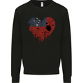 Love Samoa Flag Samoan Day Football Mens Sweatshirt Jumper Black