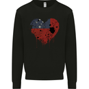 Love Samoa Flag Samoan Day Football Mens Sweatshirt Jumper Black