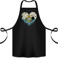 Love San Marino Flag Sammarinese Day Football Cotton Apron 100% Organic Black