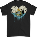 Love San Marino Flag Sammarinese Day Football Mens Gildan Cotton T-Shirt Black