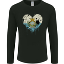 Love San Marino Flag Sammarinese Day Football Mens Long Sleeve T-Shirt Black