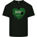 Love Saudi Arabia Flag Arabian Day Football Kids T-Shirt Childrens Black