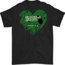 Love Saudi Arabia Flag Arabian Day Football Mens Gildan Cotton T-Shirt Black