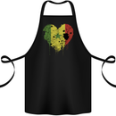 Love Senegal Flag Senegalese Day Football Cotton Apron 100% Organic Black