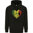 Love Senegal Flag Senegalese Day Football Mens 80% Cotton Hoodie Black