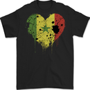 Love Senegal Flag Senegalese Day Football Mens Gildan Cotton T-Shirt Black
