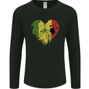 Love Senegal Flag Senegalese Day Football Mens Long Sleeve T-Shirt Black