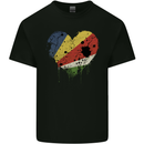 Love Seychelles Flag Seychellois Day Football Kids T-Shirt Childrens Black