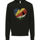 Love Seychelles Flag Seychellois Day Football Mens Sweatshirt Jumper Black
