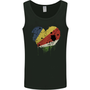Love Seychelles Flag Seychellois Day Football Mens Vest Tank Top Black