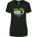 Love Sierra Leone Flag Leonian Day Football Womens Wider Cut T-Shirt Black