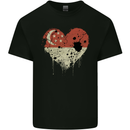 Love Singapore Flag Singaporean Day Football Kids T-Shirt Childrens Black