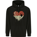 Love Singapore Flag Singaporean Day Football Mens 80% Cotton Hoodie Black