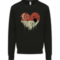 Love Singapore Flag Singaporean Day Football Mens Sweatshirt Jumper Black