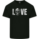 Love Skull Halloween Anti Valentines Day Kids T-Shirt Childrens Black