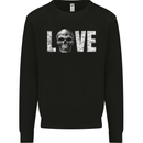 Love Skull Halloween Anti Valentines Day Mens Sweatshirt Jumper Black