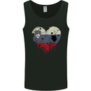 Love Slovenia Flag Slovenian Day Football Mens Vest Tank Top Black