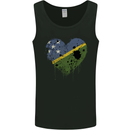 Love Solomon Islands Flag Day Football Mens Vest Tank Top Black
