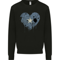 Love Somalia Flag Somalian Day Football Mens Sweatshirt Jumper Black