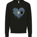 Love Somalia Flag Somalian Day Football Mens Sweatshirt Jumper Black